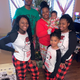 Tiara Moore with her children last Christmas.